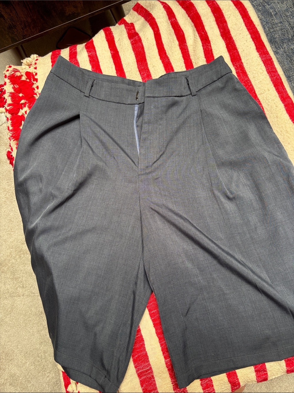 Women’s Dress Shorts in Charcoal Gray